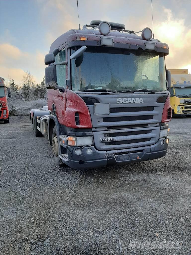 Scania P 420 Konténer keretes / Konténeres teherautók
