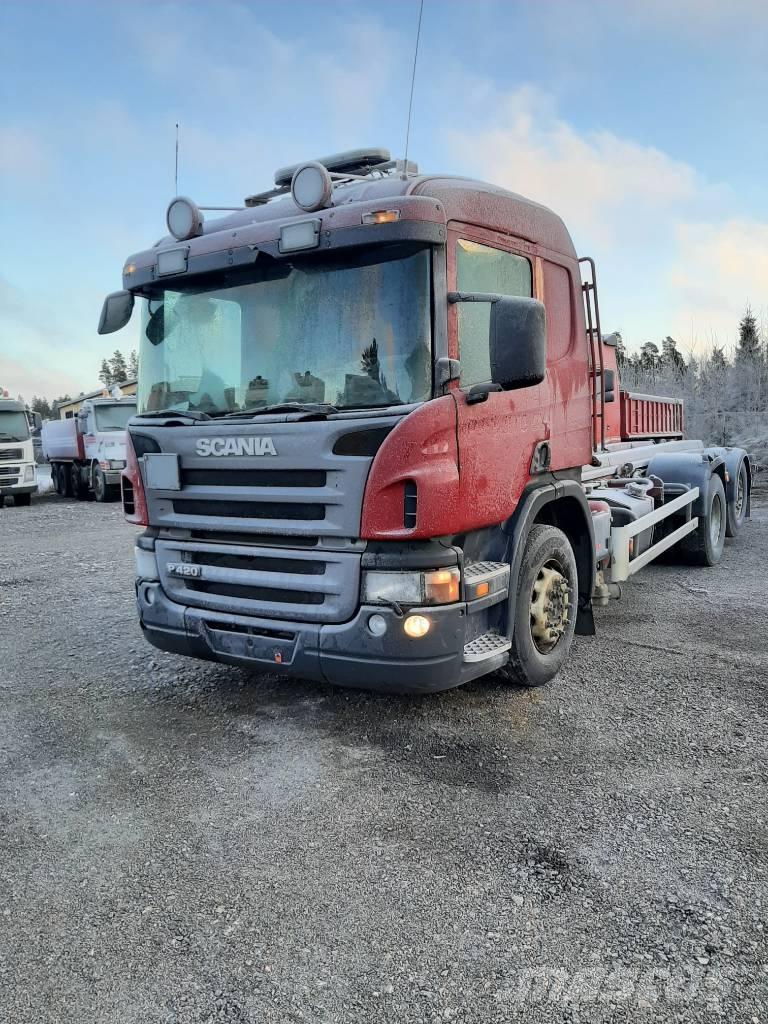 Scania P 420 Konténer keretes / Konténeres teherautók