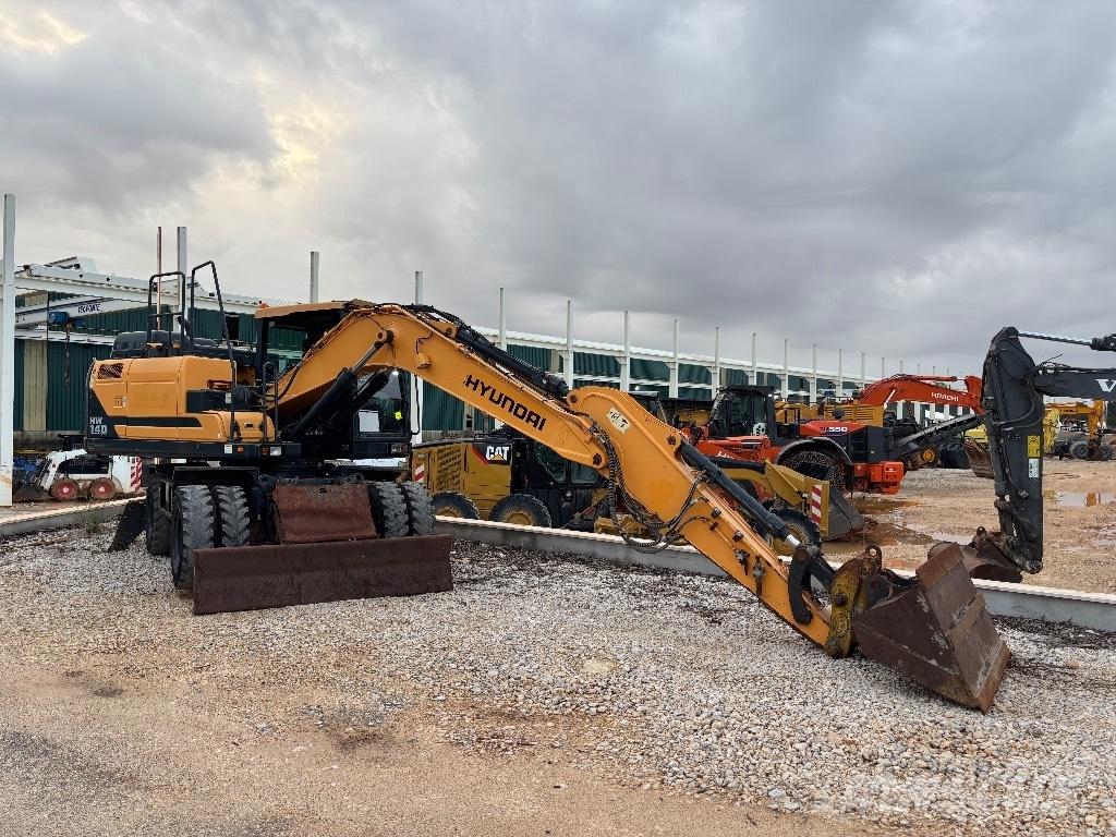 Hyundai HW 140 A Gumikerekes kotrók