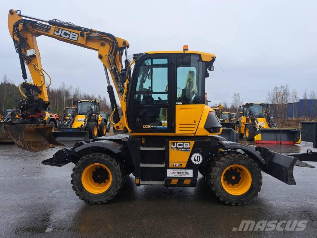 JCB Hydradig Gumikerekes kotrók