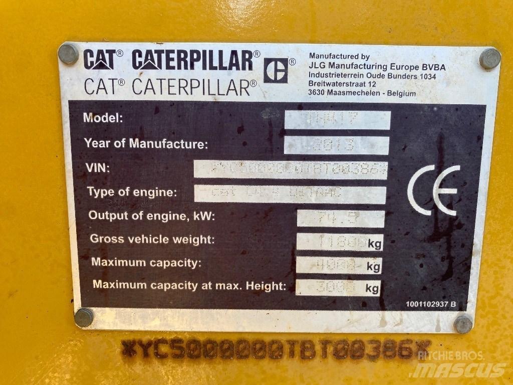 CAT TH 417 Teleszkópos rakodók