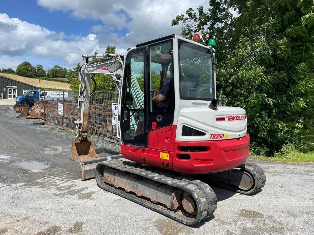Takeuchi TB 260 Mini kotrók < 7t