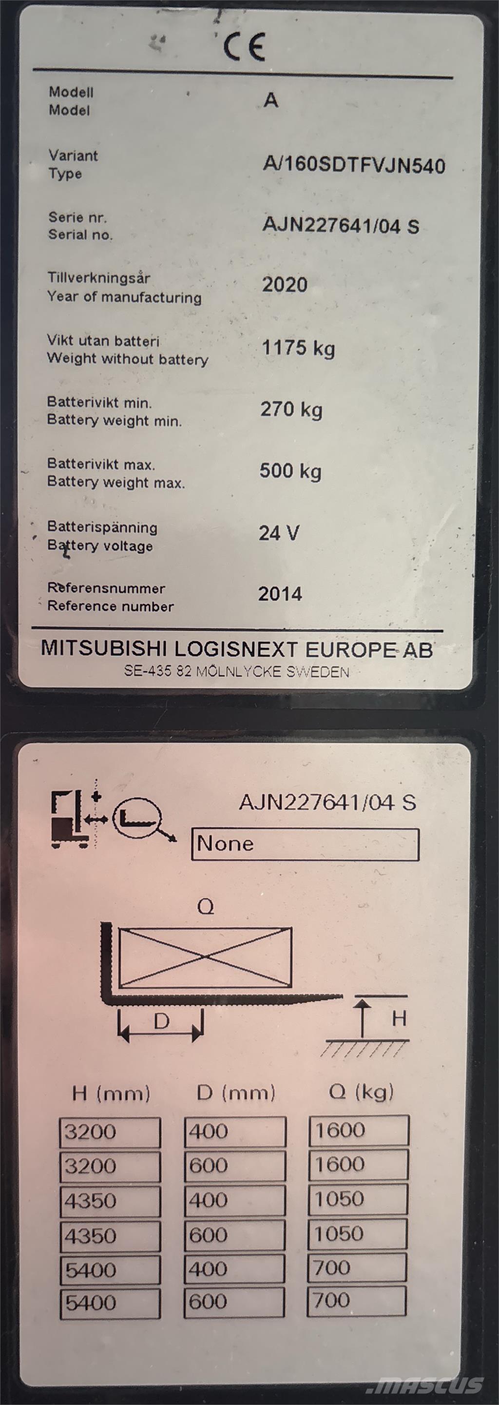 Atlet A160 Elektromos gyalogkíséretű targoncák