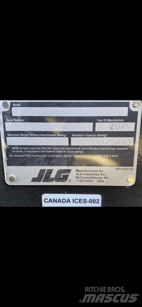 JLG 1255 Teleszkópos rakodók