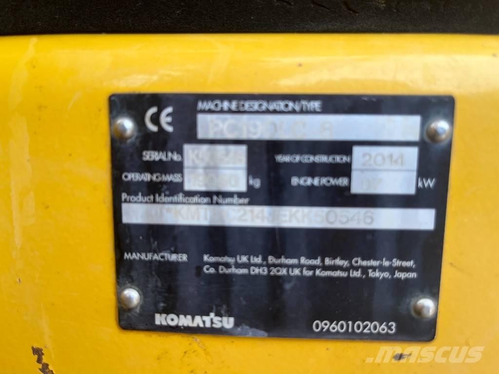 Komatsu PC 190 LC-8 Lánctalpas kotrók