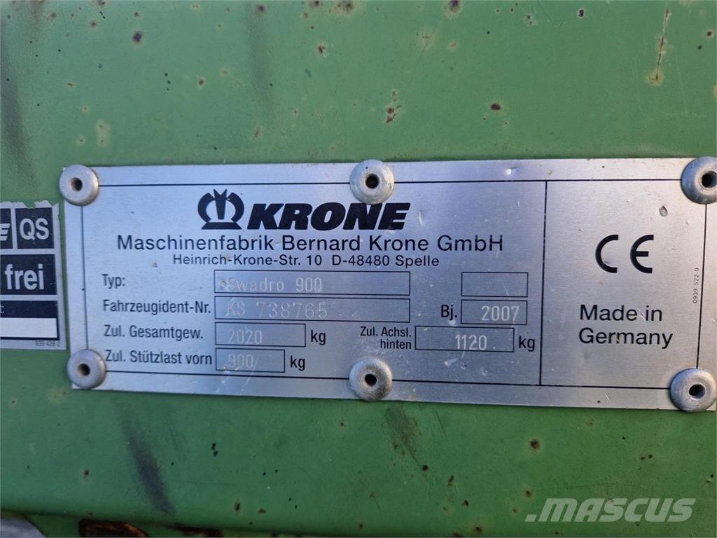 Krone Swadro 900 Rendforgatók