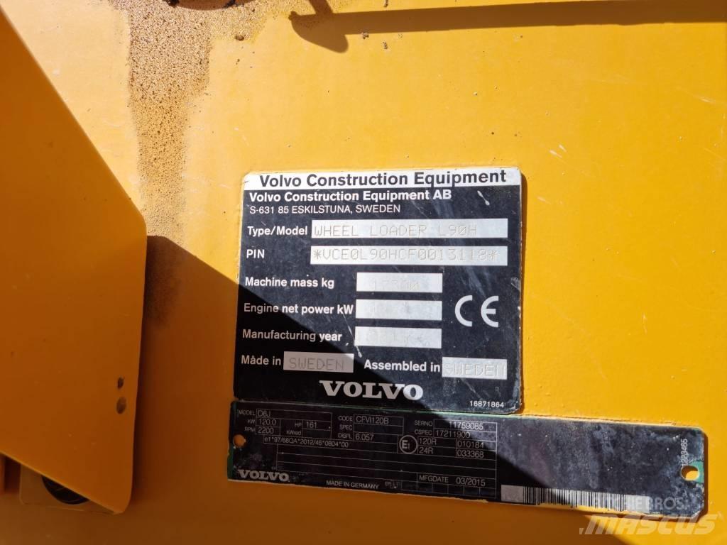 Volvo L 90 H Gumikerekes homlokrakodók