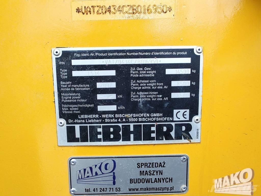 Liebherr L 534 Gumikerekes homlokrakodók