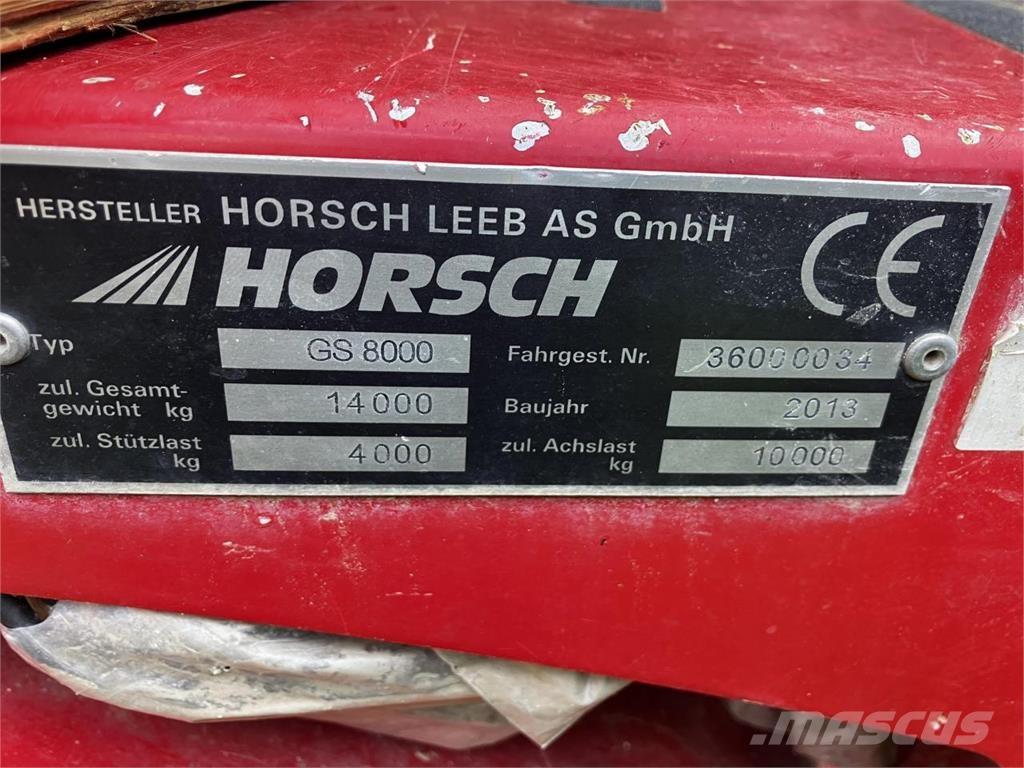 Horsch GS 8000 Vontatott trágyaszórók