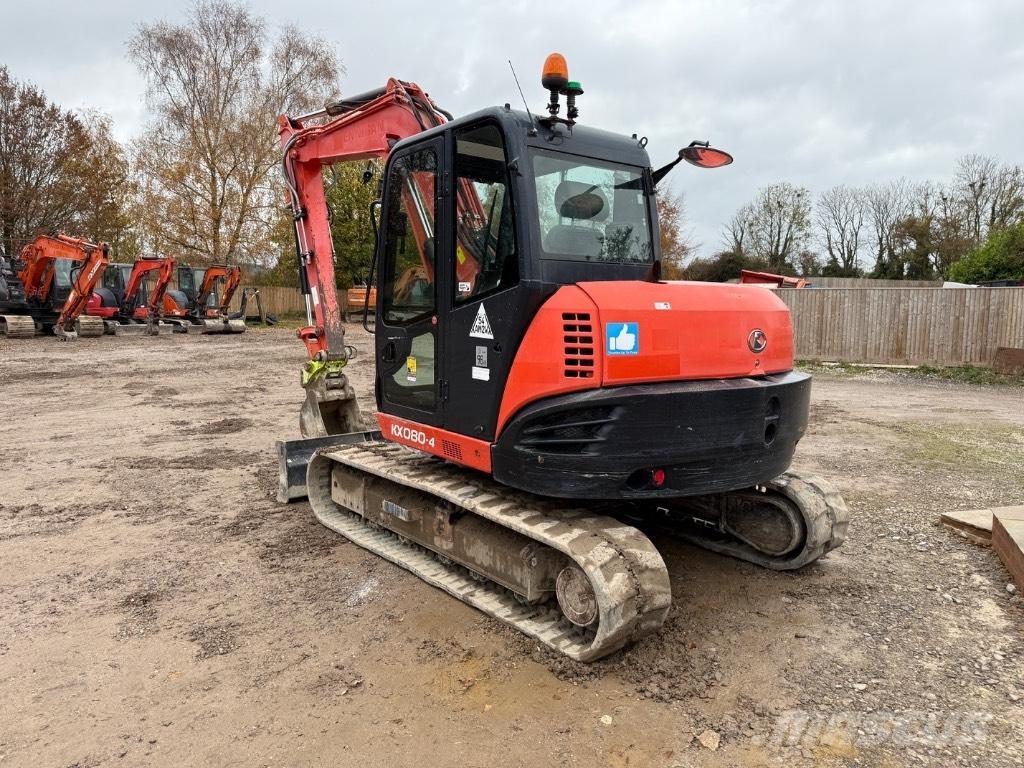 Kubota KX 080-4 Közepes (midi) kotrók 7 t - 12 t