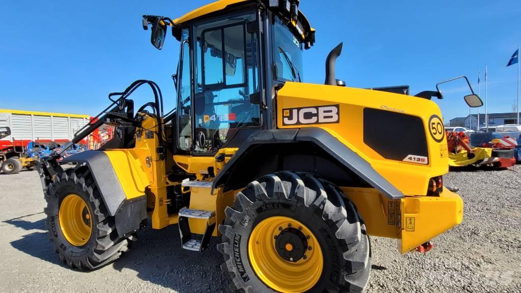 JCB 413S High Lift Gumikerekes homlokrakodók