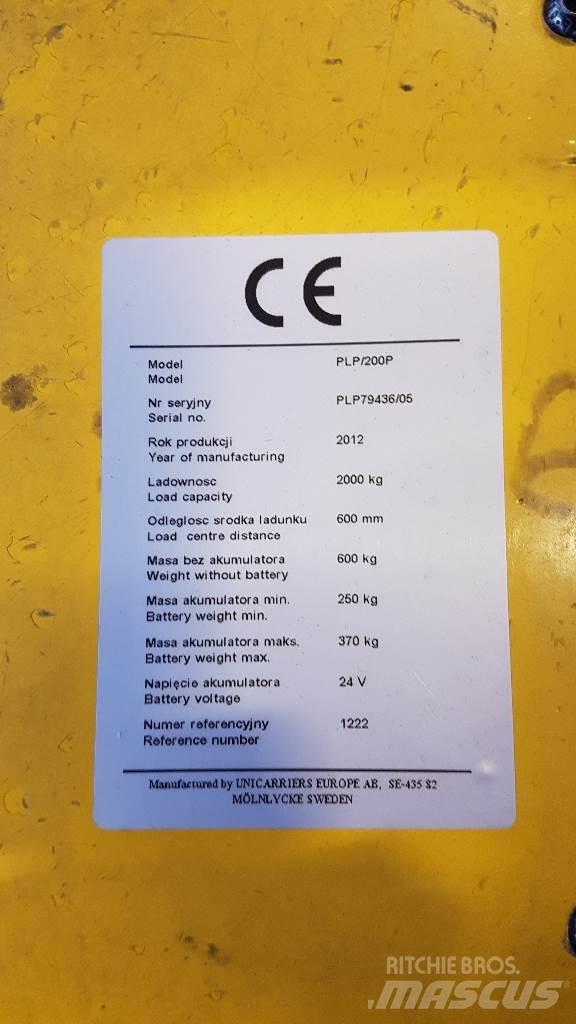 Atlet PLP200 Alacsony emelőkocsi