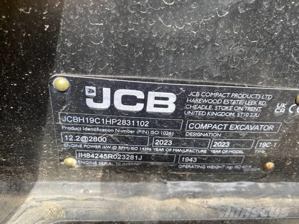 JCB 19 C-1 Mini kotrók < 7t