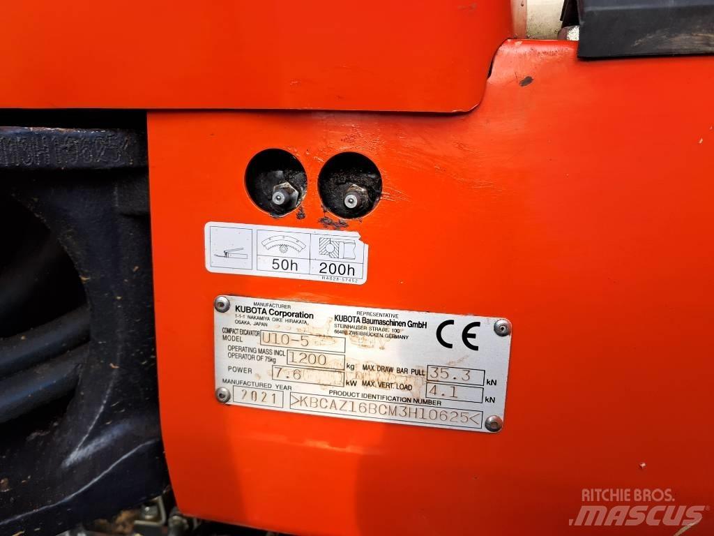 Kubota U10-5 Mini kotrók < 7t