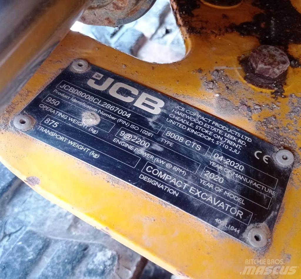 JCB 8008 CTS Mini kotrók < 7t