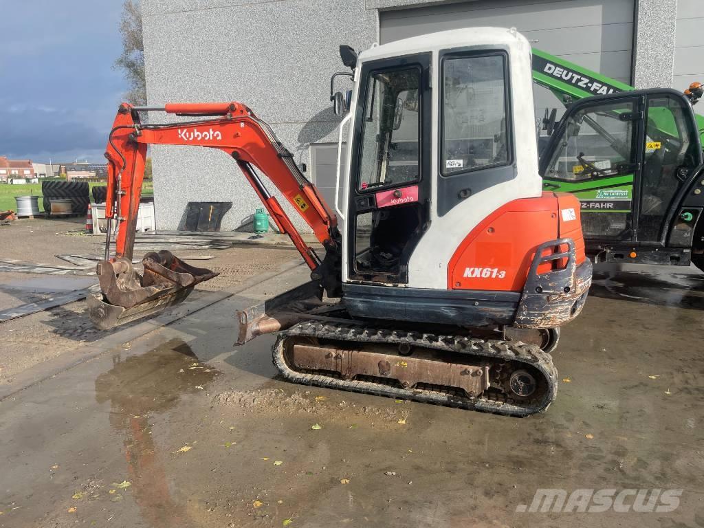 Kubota KX 61-3 Mini kotrók < 7t