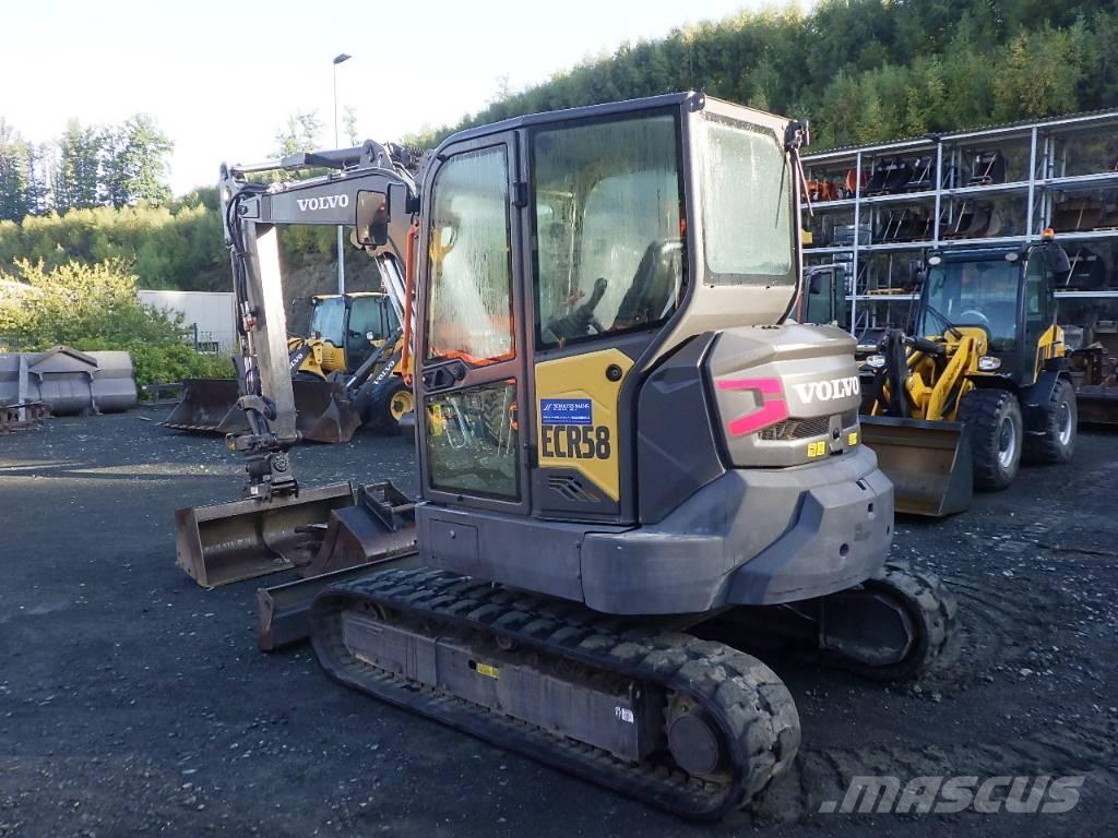 Volvo ECR 58 F Mini kotrók < 7t