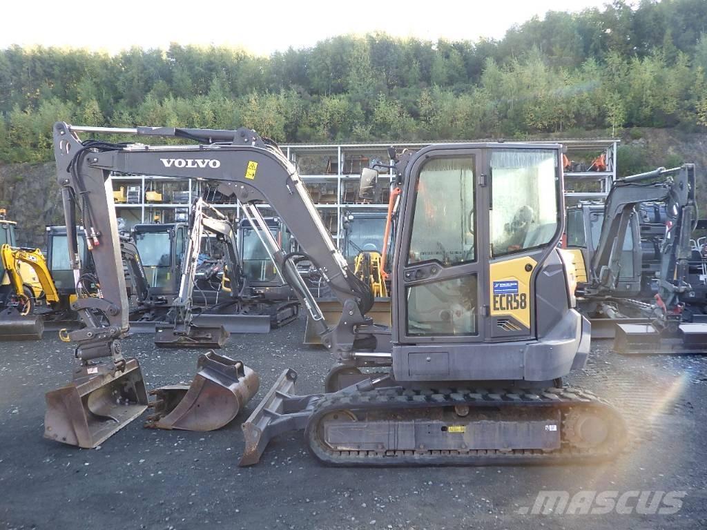Volvo ECR 58 F Mini kotrók < 7t