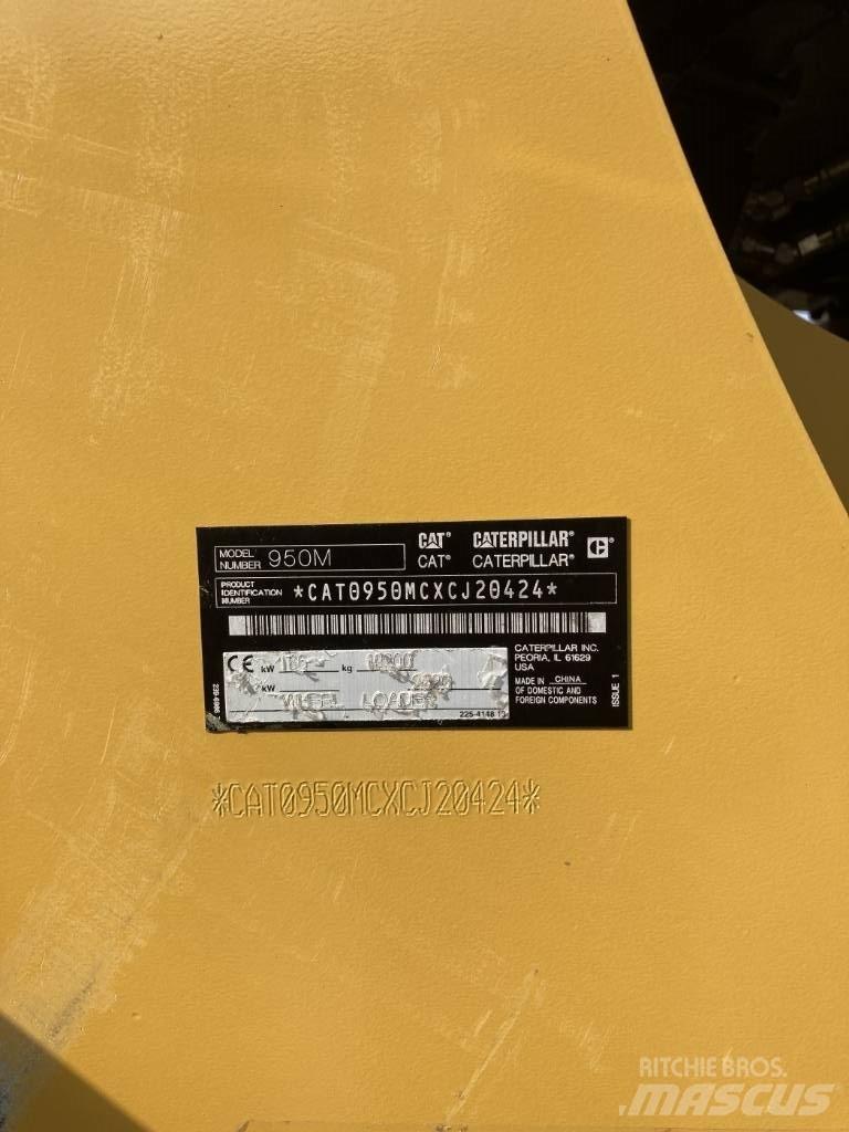 CAT 950 M Gumikerekes homlokrakodók