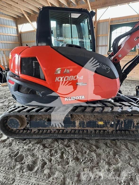 Kubota KX080-4 Lánctalpas kotrók