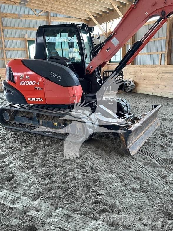Kubota KX080-4 Lánctalpas kotrók