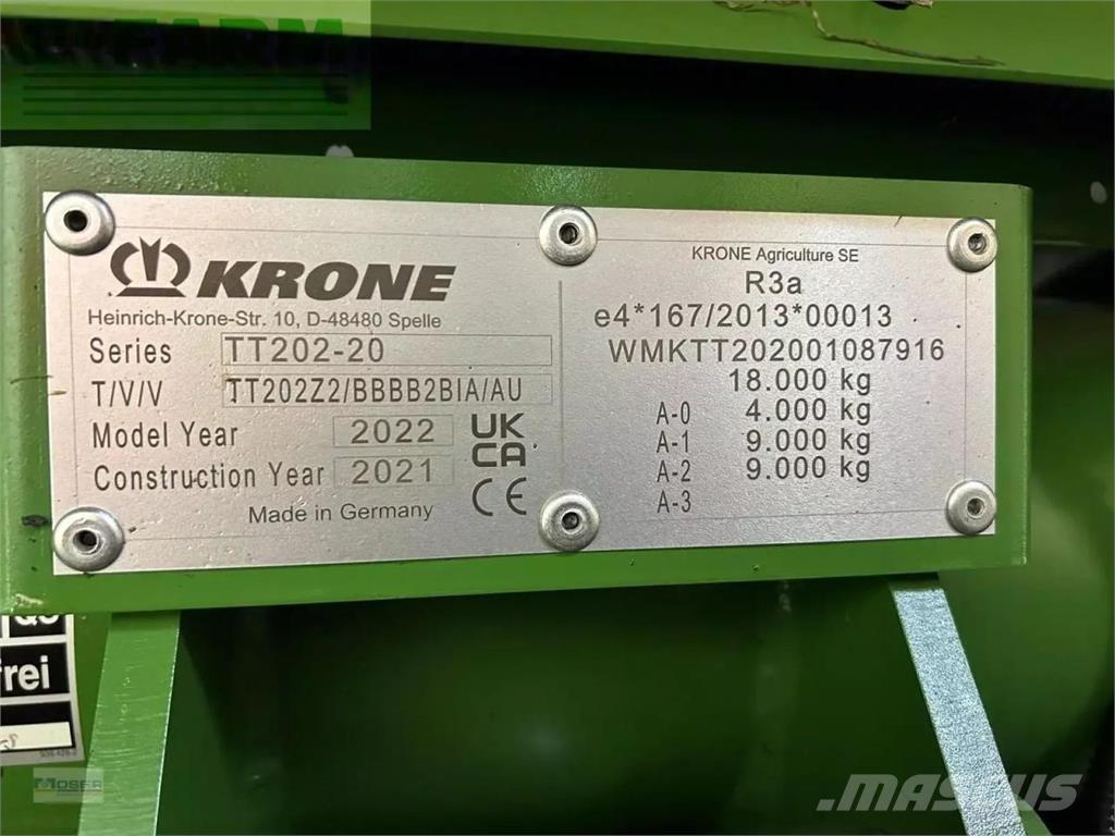 Krone mx 370 gl Egyéb - félpótkocsik