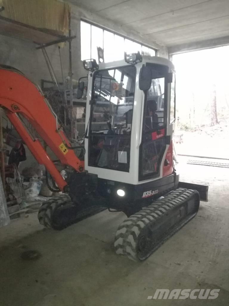 Kubota u35 U35 Mini kotrók < 7t