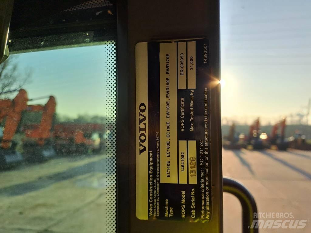 Volvo EW160E Gumikerekes kotrók