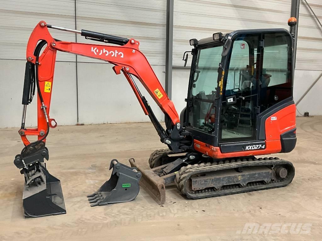 Kubota KX 027-4 Mini kotrók < 7t