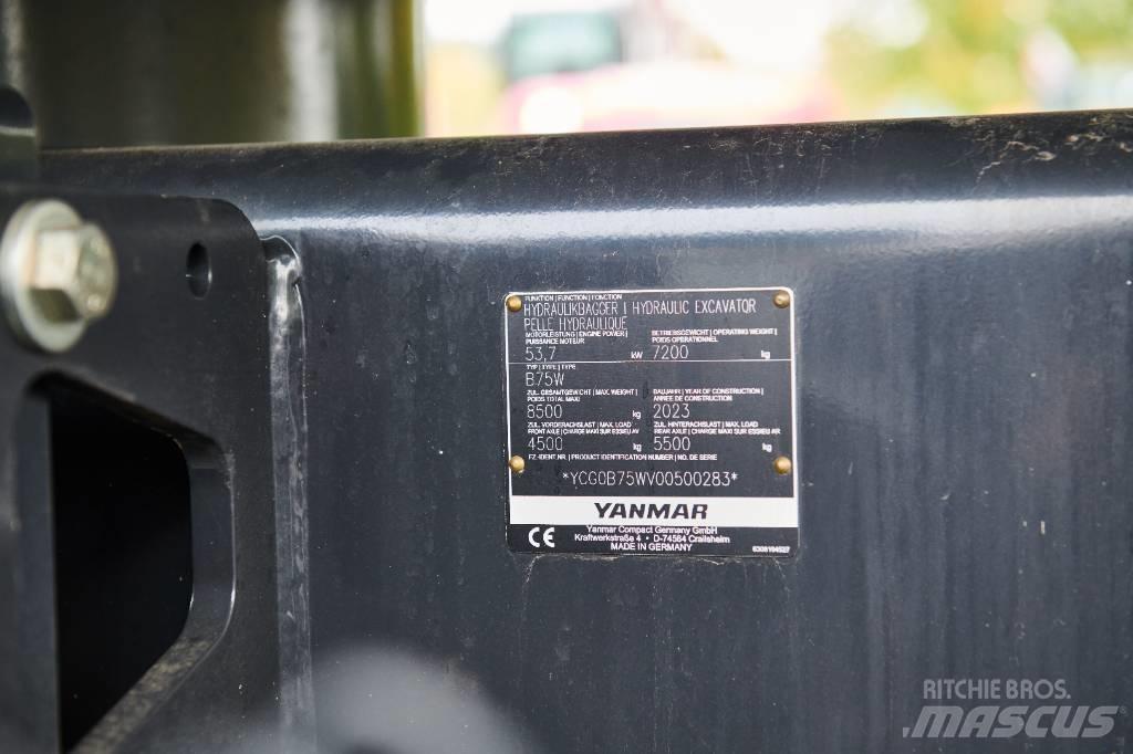 Yanmar B 75 W Gumikerekes kotrók