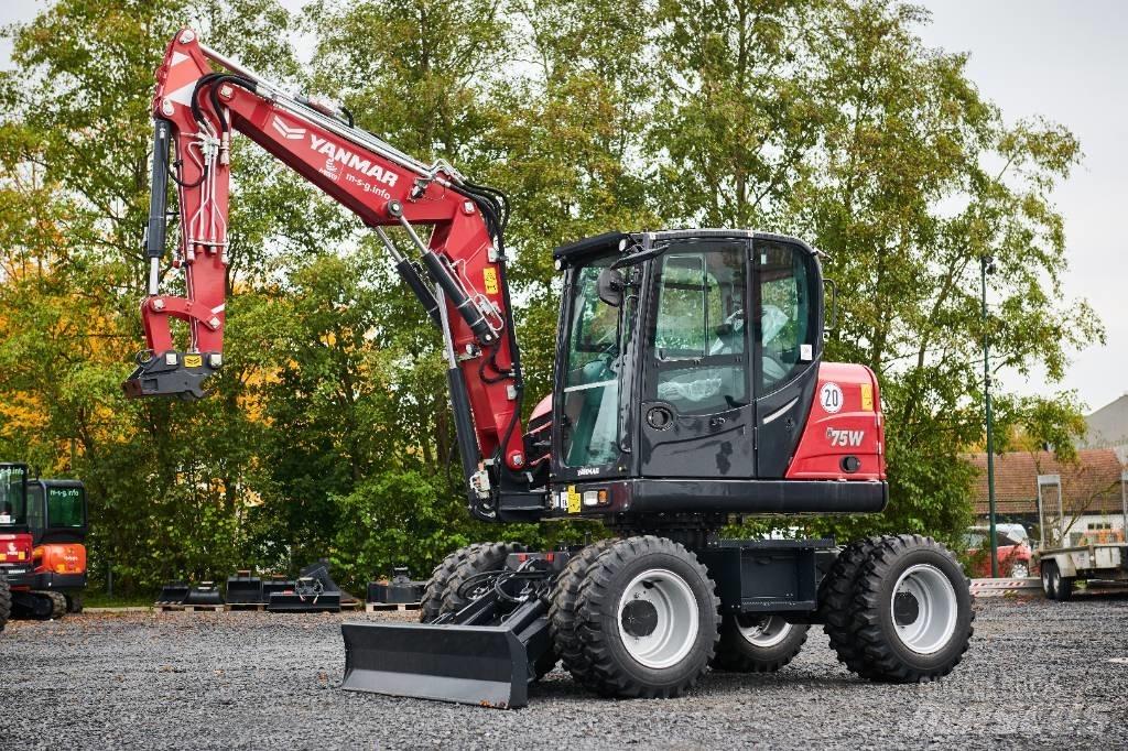 Yanmar B 75 W Gumikerekes kotrók