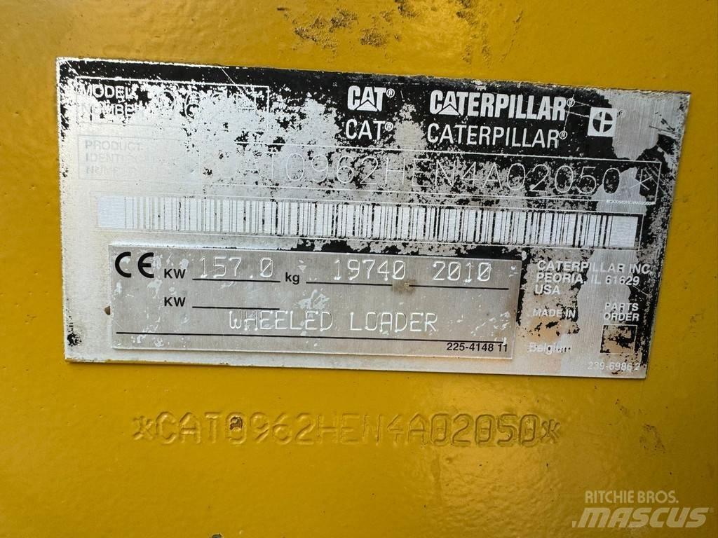 CAT 962H Gumikerekes homlokrakodók