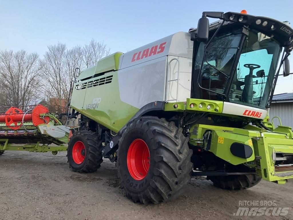 CLAAS Lexion 670 Kombájnok