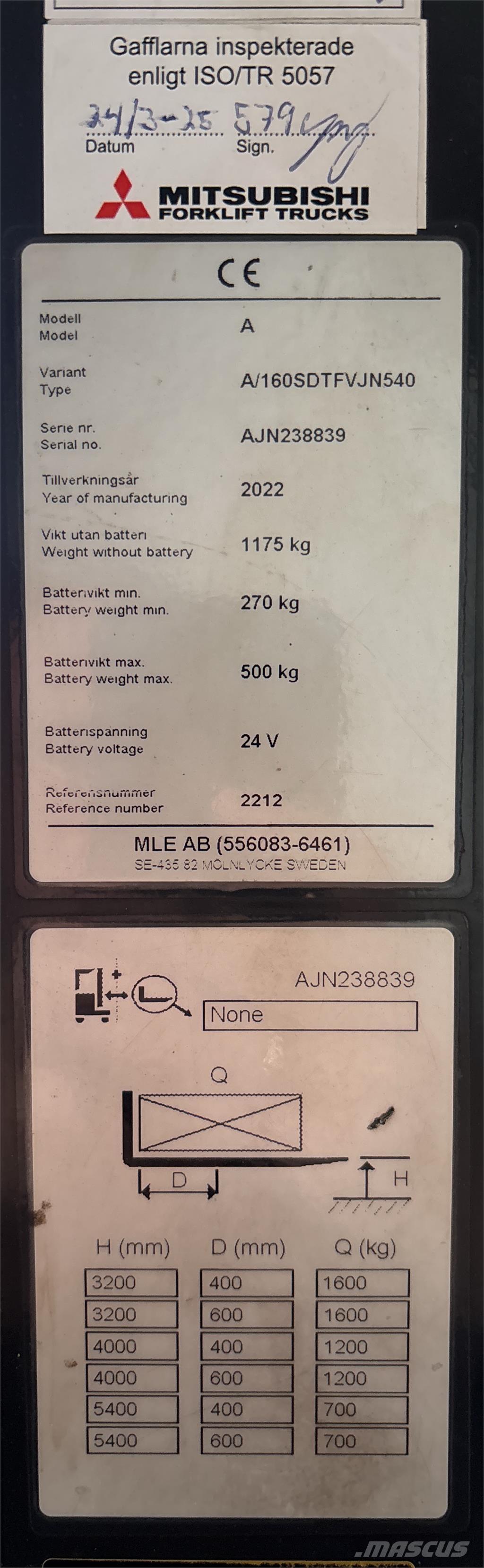 Atlet A160 Elektromos gyalogkíséretű targoncák