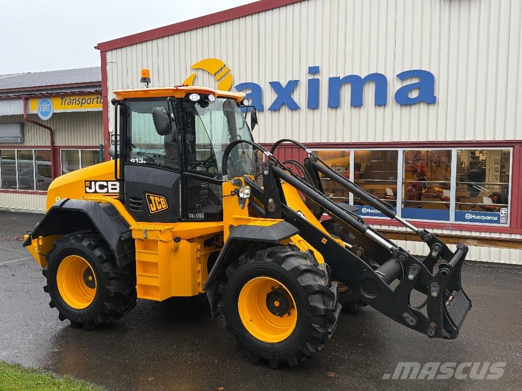JCB 413 S Gumikerekes homlokrakodók