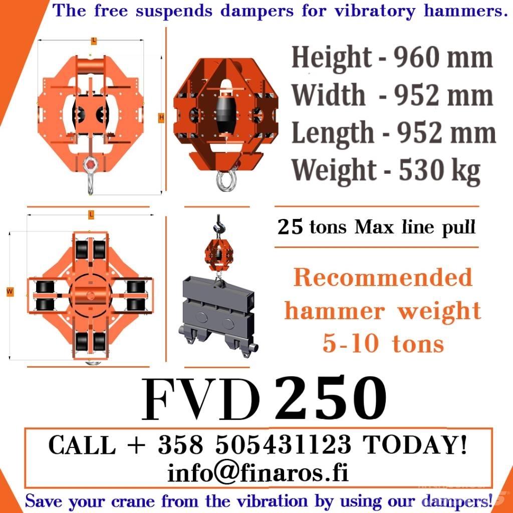  FVD 250 Vibrátoros cölöpverő