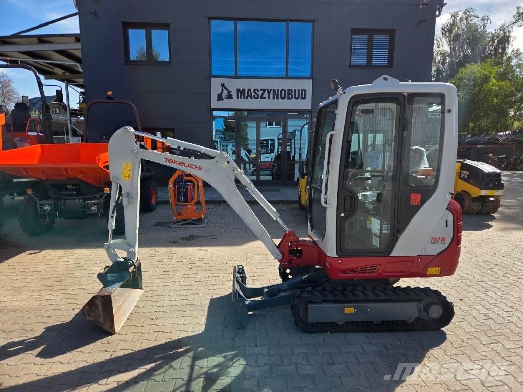 Takeuchi TB216 V0 Mini kotrók < 7t