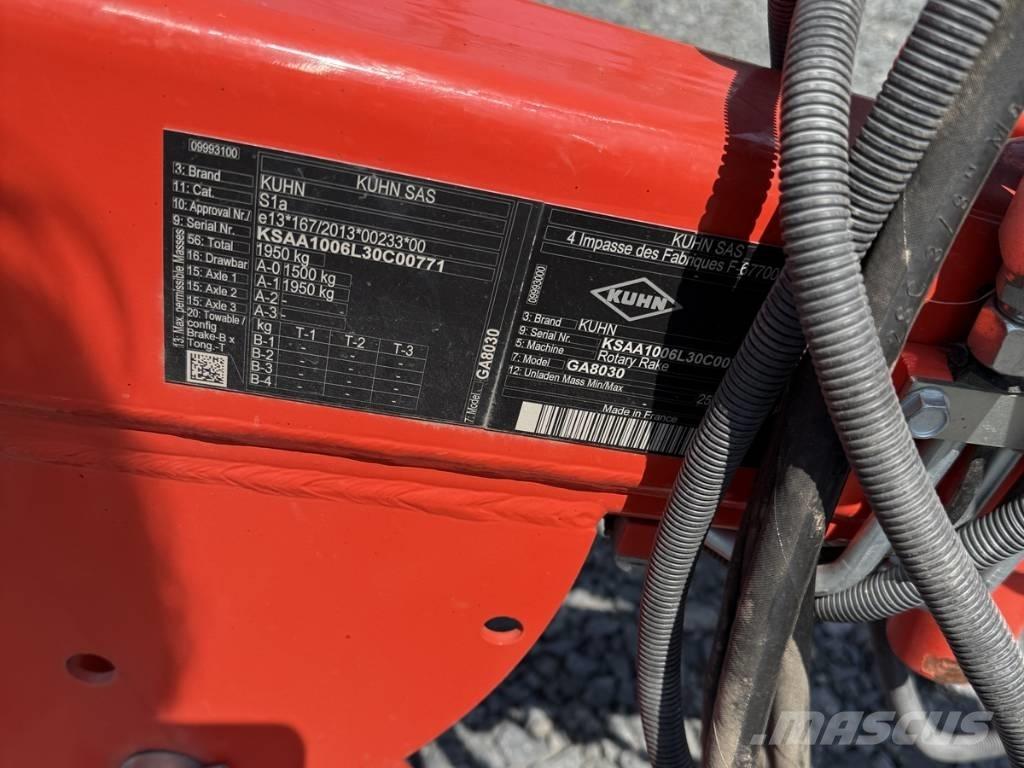 Kuhn GA 8030 Rendforgatók
