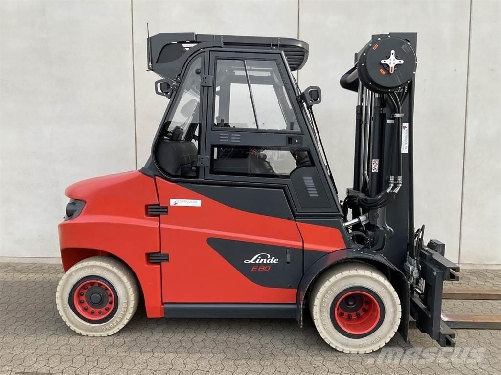 Linde E80-01/900 Elektromos targoncák