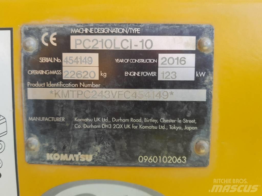 Komatsu PC210LCi-10 Lánctalpas kotrók