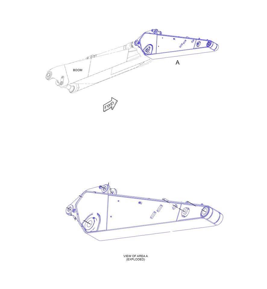 CAT M316F Gémek és dipperek