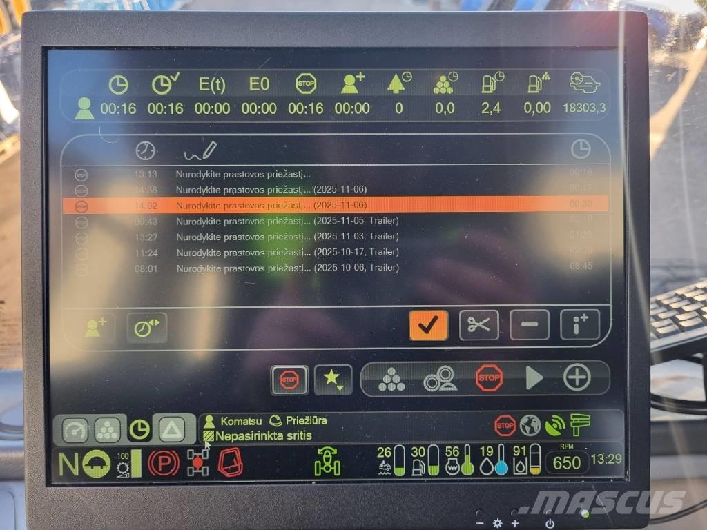 Komatsu 931 Betakarítók