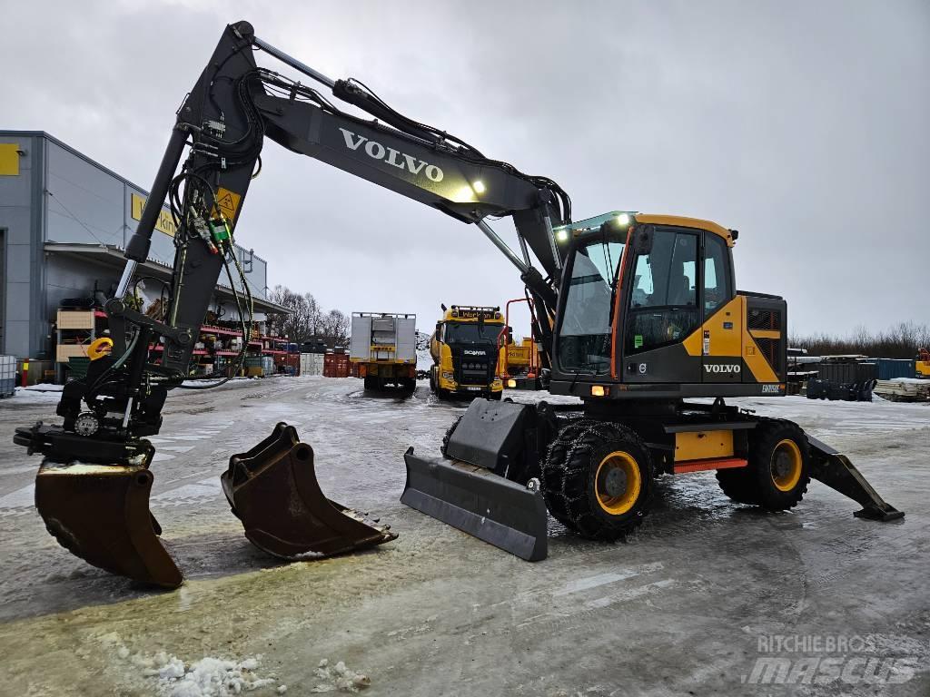 Volvo EWR 150 Gumikerekes kotrók
