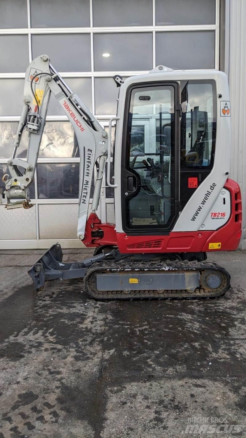 Takeuchi TB216AV4 Mini kotrók < 7t