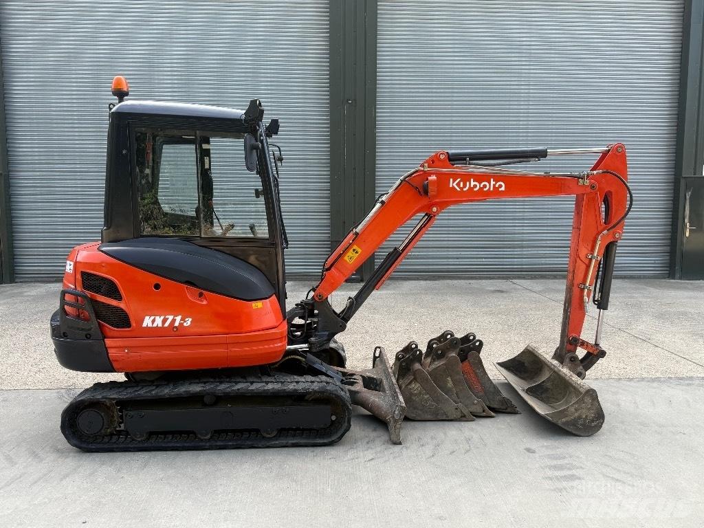 Kubota KX 71 Mini kotrók < 7t