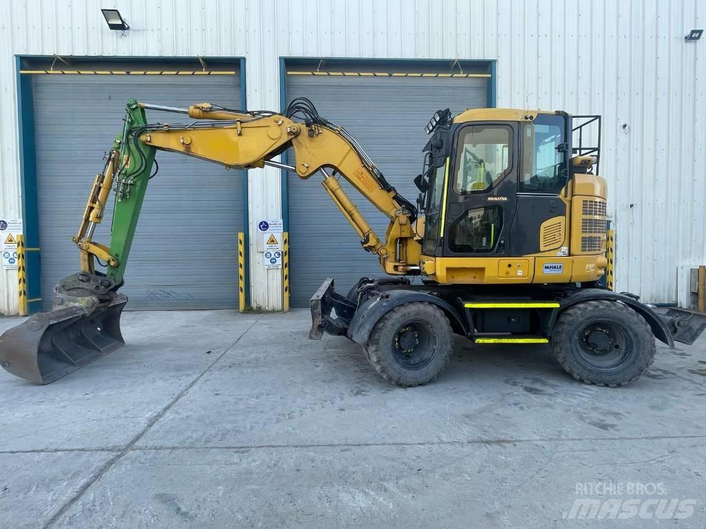 Komatsu PW118-11 Gumikerekes kotrók