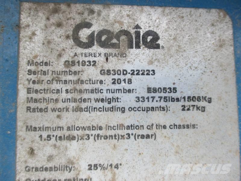 Genie GS 1932 Ollós emelők