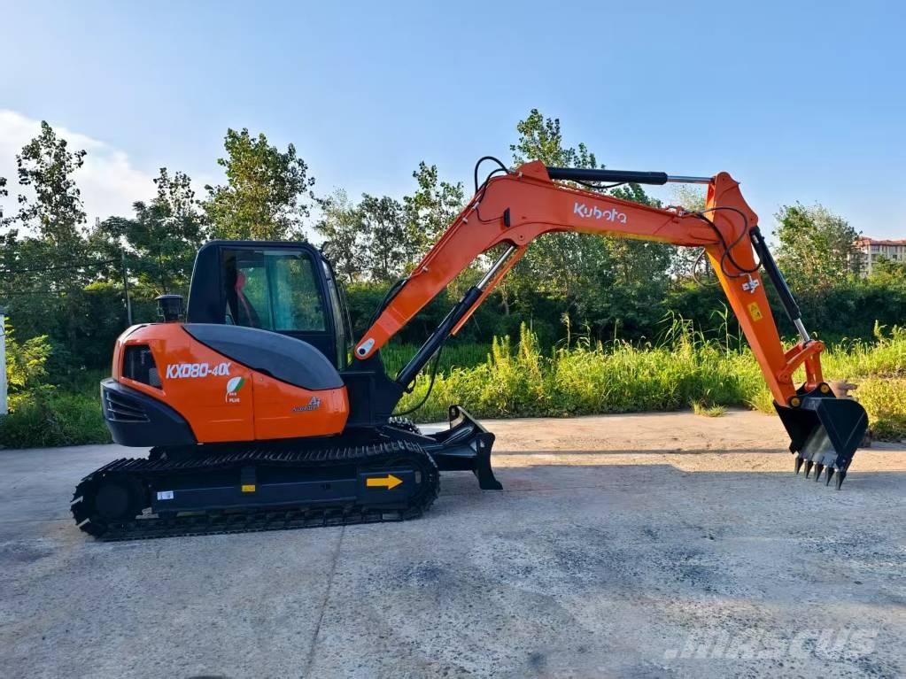 Kubota KX 080-4 Mini kotrók < 7t