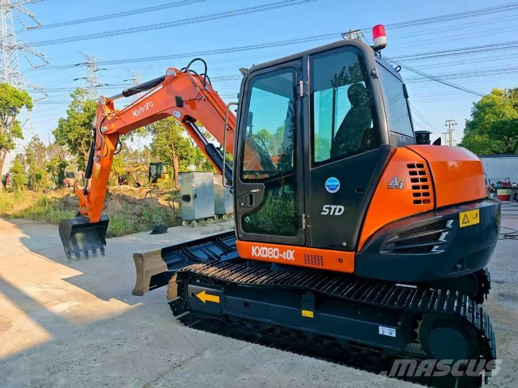 Kubota KX 080-4 Mini kotrók < 7t