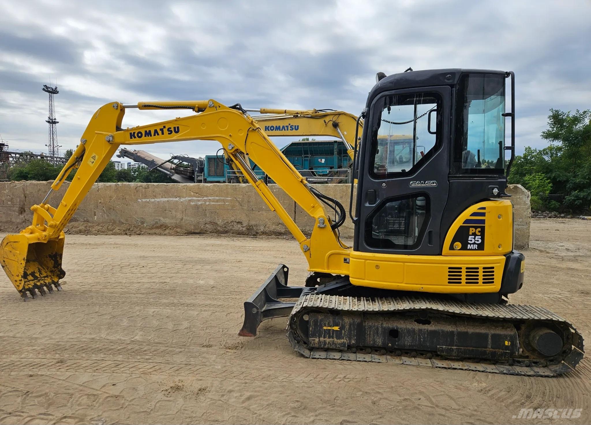 Komatsu PC55 Lánctalpas kotrók